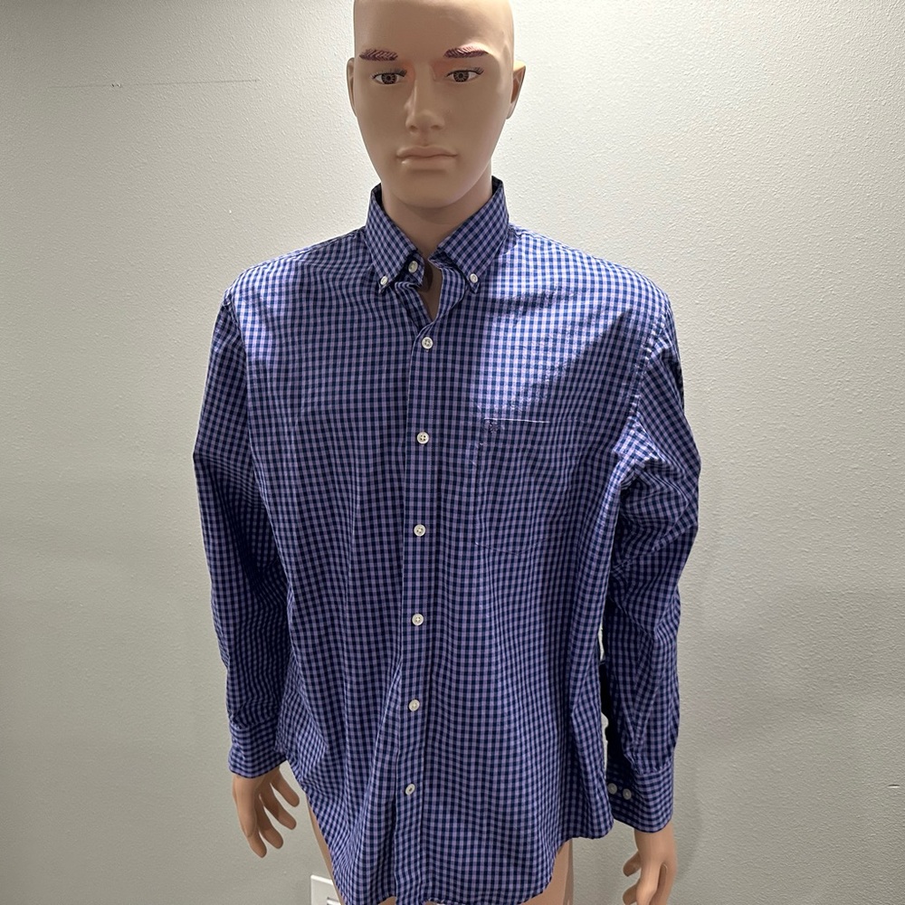 Izod button down purple medium
